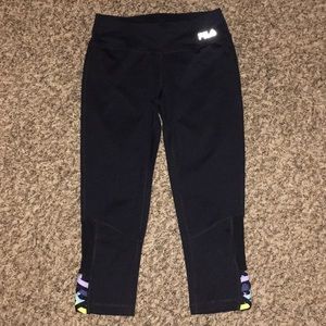 FILA Black Cropped Leggings